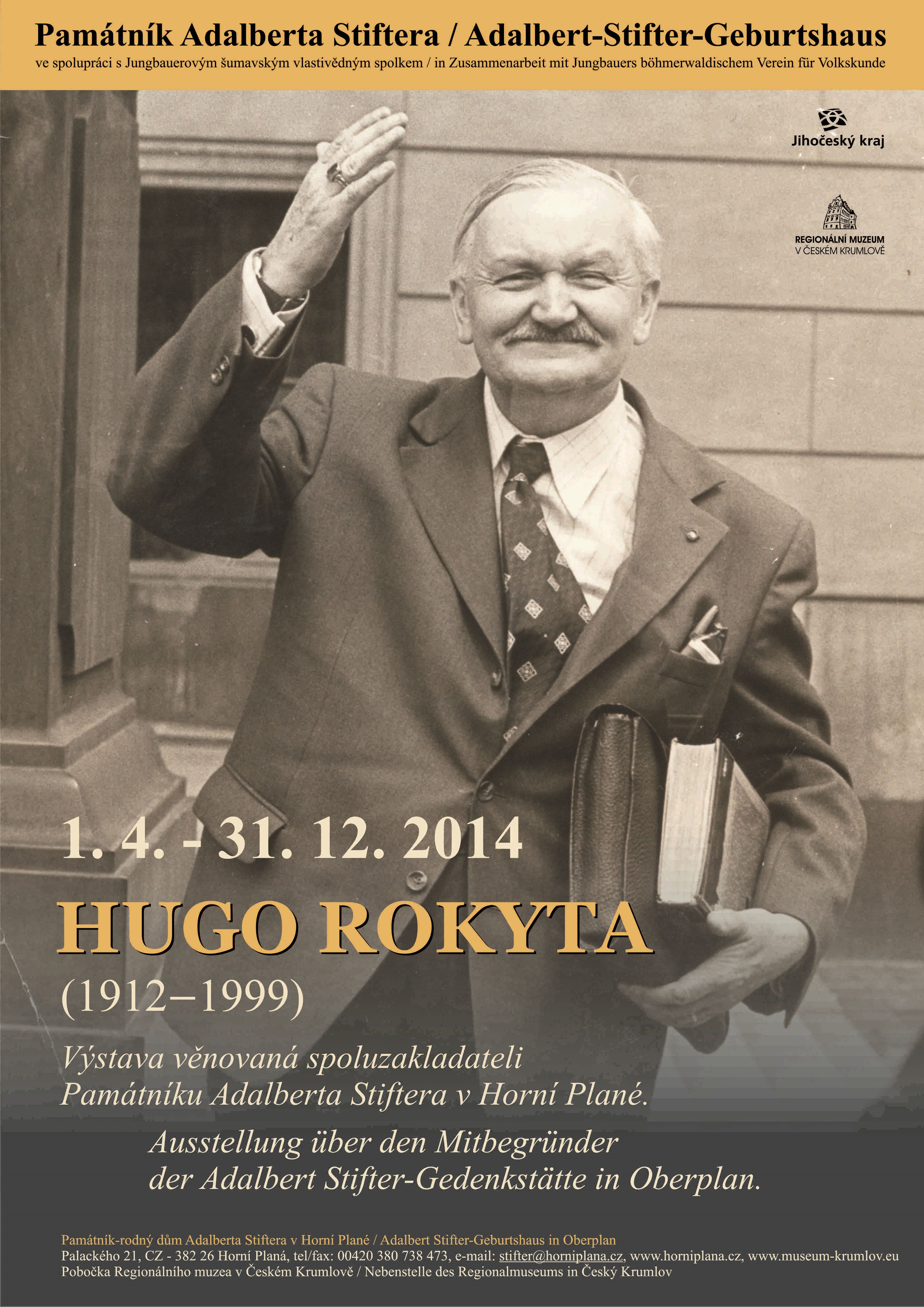 Ausstellung HUGO ROKYTA Plakat